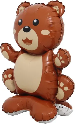 Vista 27 de Selfstand Globos de Papel de Aluminio 3D de Animales Zorro Koala León Elefante Panda Vaca Conejo Dinosaurio Triceratops, Estegosaurio, Pelota