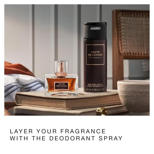 Vista 4 de Beckham Intimately Beckham para hombres, Eau de Toilette en aerosol, botella de 2.5 onzas