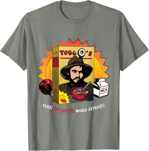 Vista 28 de Torgo Camiseta de película de culto de cereales, Negro, S