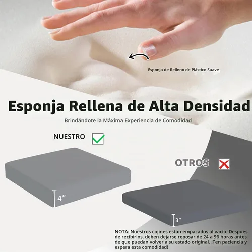 Vista 5 de AECOJOY Juego de muebles de patio al aire libre, 7 piezas de mesa de comedor y sillas seccionales de ratán, sofá de conversación de mimbre para todo