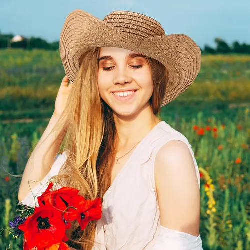 Vista 5 de JaGely 12 sombreros de vaquero de paja para mujeres y hombres, sombrero de verano de ala ancha, protección solar a granel para fiestas temáticas