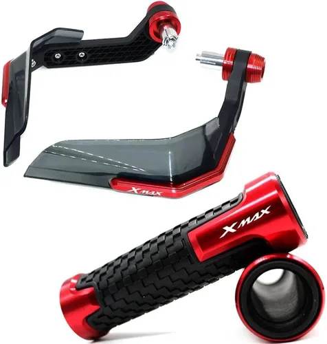 Vista 12 de Para Y&AMAHA Xmax X-MAX 125 250 300 400 2017-2023 2022 - Agarres para guardamanos de motocicleta (color plateado 2)