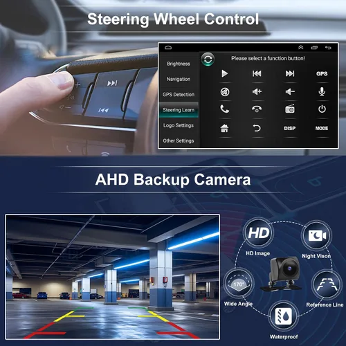 Vista 7 de Radio estéreo de coche para Ford F150 F250 F350 2004-2014, pantalla táctil de 7 pulgadas, Android 13, radio de coche, unidad principal estéreo, kit
