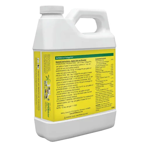 Vista 2 de Dyna-Gro Follaje Pro 32 onzas 1 cuarto de galón. Fertilizante líquido para plantas Dyna Gro. Fertilizante para floración y crecimiento