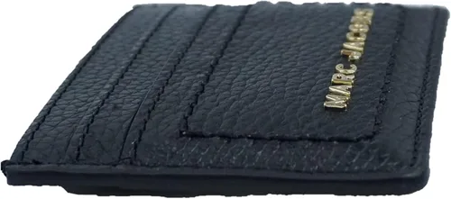 Vista 3 de Marc Jacobs S102L01FA21-001 - Funda de cuero para mujer con herrajes dorados, Negro -, Estuche para tarjetas