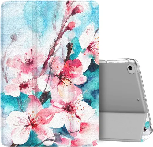 Vista 26 de MoKo Funda para iPad mini 5 2019/Mini 4 2015 (5ta/4ta Generación 7.9 pulgadas), funda delgada y ligera con soporte, con protector traslúcido