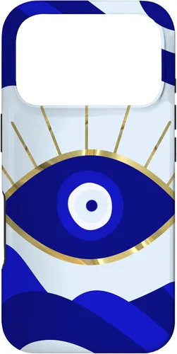 Vista 29 de Funda para iPhone 13 Pro Max Lava All Seeing Blue Evil Eye