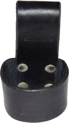 Vista 5 de Trabillas o funda para cinturón de hacha, cuero de grado superior de color marrón verdoso