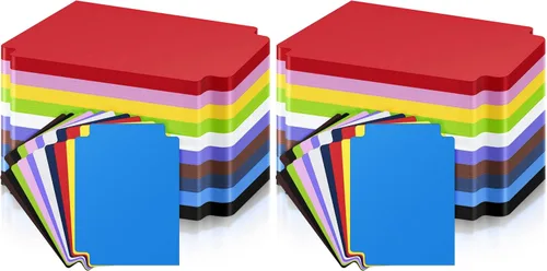 Vista 13 de 60 piezas de separadores para tarjetas de juego negros, separadores de cartas para juegos de mesa TCG, organizador de almacenamiento para reunión
