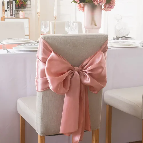 Vista 6 de Paquete de 6 caminos de mesa de satén, 12 x 108 pulgadas para fiestas, bodas, cumpleaños, banquetes, compromisos de graduación, Navidad, decoración