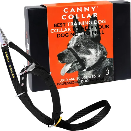Vista 15 de Canny Gentle - Collar de cabeza de entrenamiento para perros sin tirones, color negro, talla 4 Kind, safe, comfortable & gentle, trains your dog