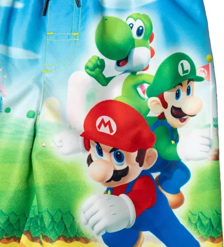 Vista 5 de SUPER MARIO Nintendo Mario Luigi Yoshi - Traje de baño para niños pequeños