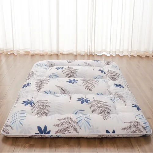 Vista 19 de Zelladorra Colchón japonés de suelo, colchón futón con bolsa de almacenamiento portátil y funda lavable, tapete de tatami grueso enrollable adecuado