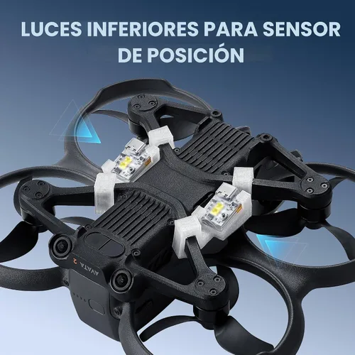 Vista 3 de Kit de luces tácticas de búsqueda para DJI Avata 2, navegación nocturna e