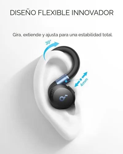 Vista 2 de Soundcore Sport X20 by Anker Auriculares deportivos con cancelación de Negro