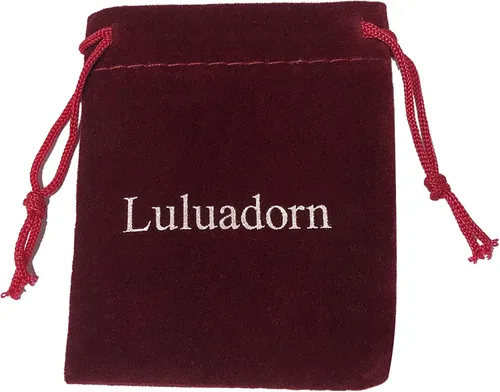 Vista 2 de Luluadorn Dije de herradura para pulsera, colgante de plata de cuatro hojas, circonita cúbica transparente para mujeres, niñas, amigos, mamá, tía