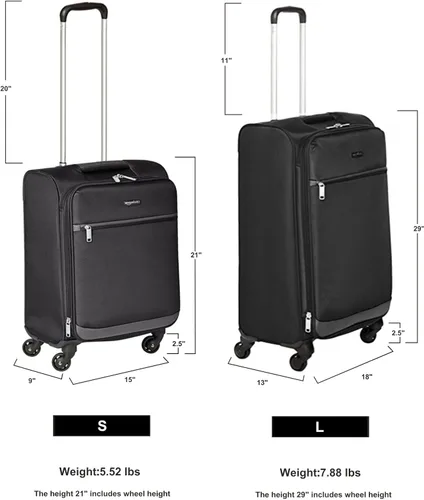 Vista 7 de Tienda Basics suitcases Softside Spinner