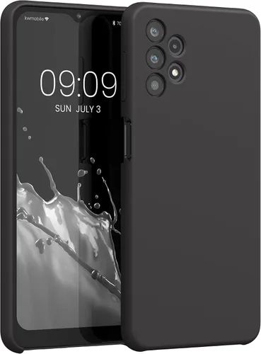 Vista 95 de kwmobile Funda Compatible con Samsung Galaxy A14 5G - Funda de teléfono de TPU y silicona con acabado suave - Verde Lima