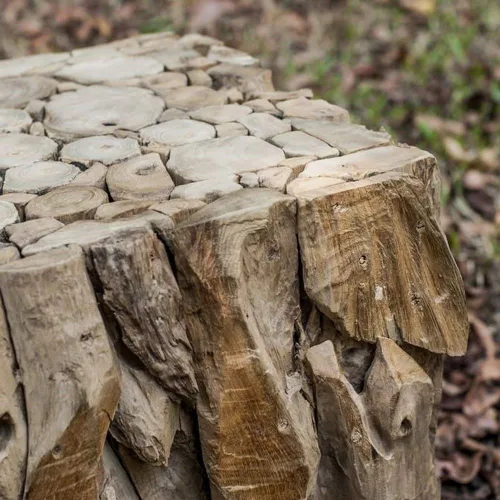 Vista 7 de Uttermost Mesa de cubo de madera de teca recuperada de 19