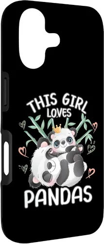 Vista 3 de This Girls Loves Pandas' for Teen Girls Case for iPhone 17