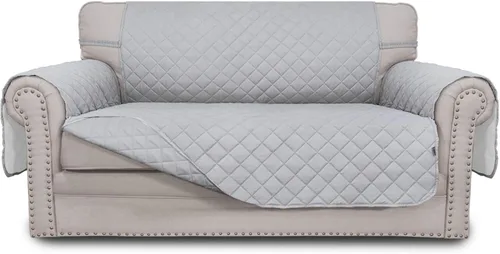 Vista 236 de Easy-Going - Funda reversible para sofá, resistente al agua, con varillas de espuma y correas elásticas, protector de muebles para mascotas y perros