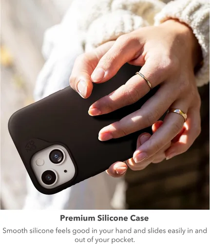 Vista 7 de ZAGG Manhattan Snap - Funda para iPhone 15, silicona de alta calidad para iPhone 15, material de grafeno duradero, superficie lisa con un cómodo