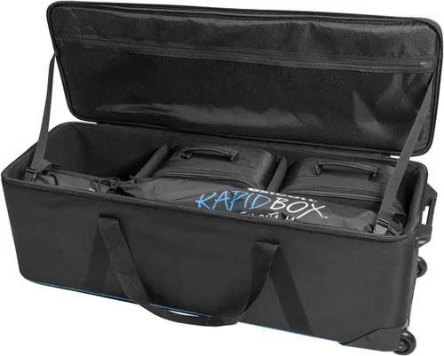 Vista 2 de Westcott Estuche de viaje con ruedas blandas para FJ400 y Flex Cine Kits (negro)