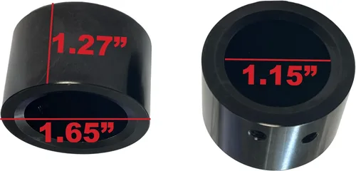 Vista 4 de I Support Single Moms - Cubiertas para tuercas de eje delantero, color negro, compatible con Harley Davidson Touring Road King Road Glide Street
