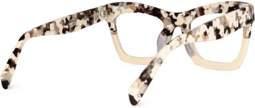 Vista 6 de VOOGLAM Elegantes gafas rectangulares con bloqueo de luz azul para mujer, antifatiga ocular, ojos secos, gafas Sienna