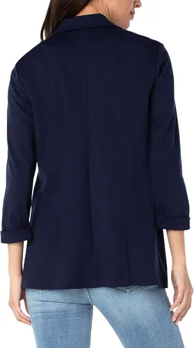 Vista 3 de Liverpool Boyfriend Blazer con dardos de princesa Azul cadete