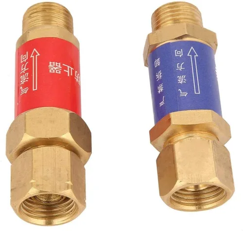 Vista 6 de Válvula antirretorno de oxígeno-acetileno, 1,5 oxígeno-acetileno antirretorno para equipos de soldadura de gas para hogares privados
