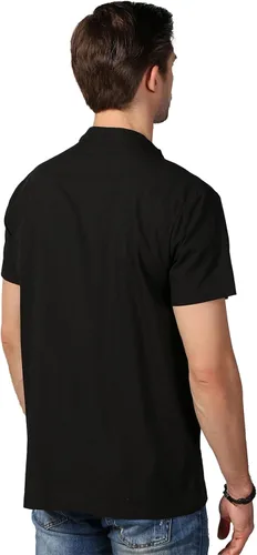 Vista 7 de Camisas mexicanas para hombre, camisas de vestir tradicionales de guayabera para hombre, con botones, cuello de banda, camisa de vestir para fiesta
