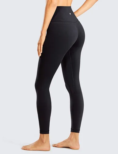 Vista 2 de CRZ YOGA - Leggings deportivos para mujer colección Naked Feeling, para entrenamiento, entrepierna de 25pulgadas y largo de 78, con cintura alta