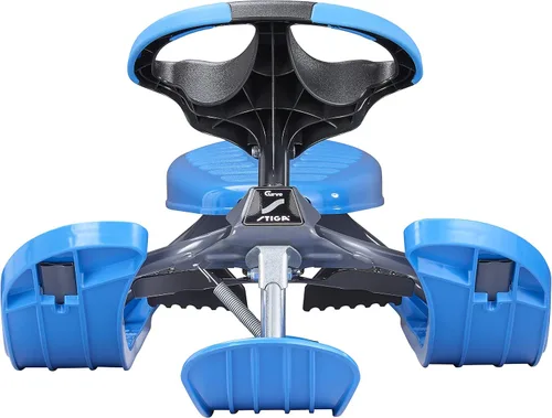 Vista 4 de STIGA Snowracer Curve Snow Sledge with Steering Wheel and Brakes for Children Azul / Gris