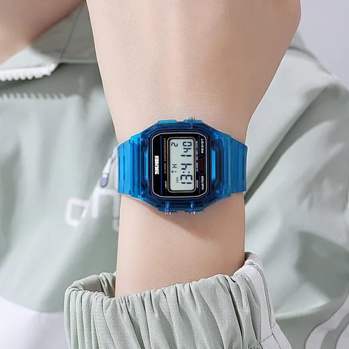 Vista 6 de FANMIS Reloj digital deportivo multifuncional para hombre y mujer, resistente al agua, LED, electrónico, tácticas militares, cronómetro