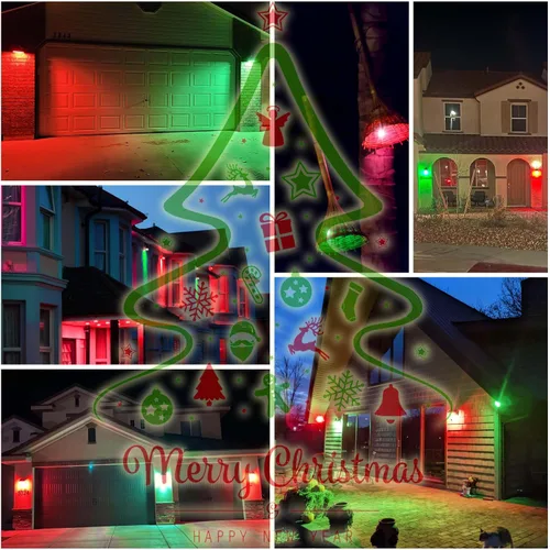 Vista 4 de ALIDE Bombilla verde C7 T6 de la vela de E12 LED para el festival del día
