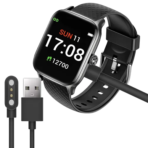 Vista 7 de Compatible con cargador Letsfit EW1, cable de carga USB magnético de repuesto, cable de carga compatible con Letsfit EW1 / ID207 Smartwatch /TOZO S2