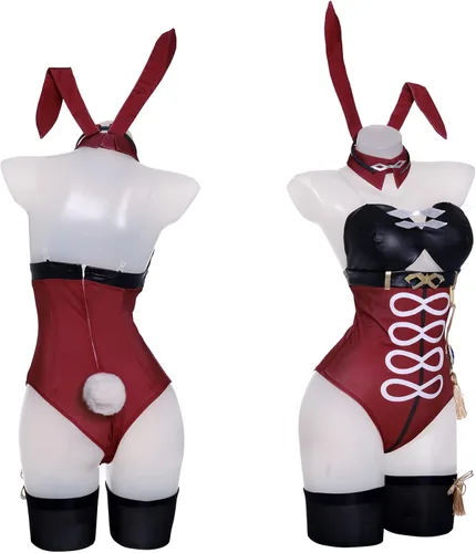 Vista 2 de Vibsion Disfraz de cosplay para mujer Genshin Conjunto completo