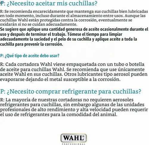 Vista 9 de Wahl Professional Animal 3F Cuchilla desmontable extra gruesa completa de la serie Competition con longitud de corte de 25/64 pulgadas (2376-100)