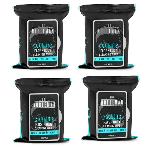 Vista 13 de Toallitas limpiadoras activas/limpiadoras/energizantes para hombre + cuerpo - Paquete de 3 (90 unidades)