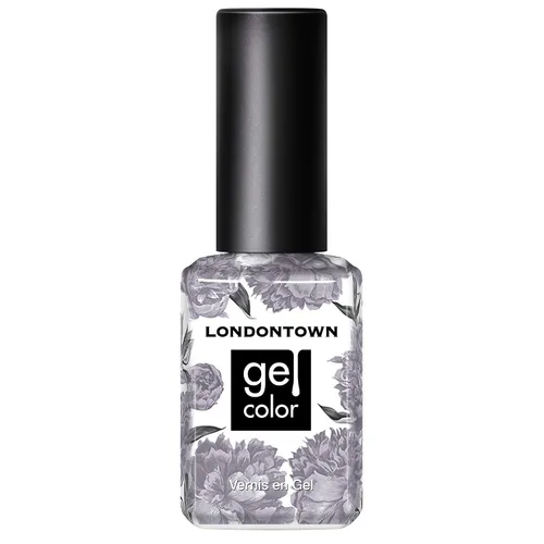Vista 19 de LONDONTOWN Esmalte de uñas de gel UV/LED, de larga duración, resistente al astillado, color de alto brillo, marrón beige natural brillante, 0.4 fl