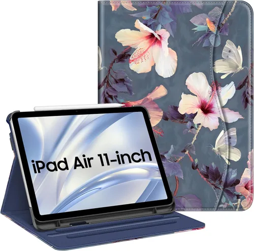 Vista 22 de Fintie Funda tipo libro para iPad Air de 11 pulgadas y iPad Air de 5ª/4ª Negro