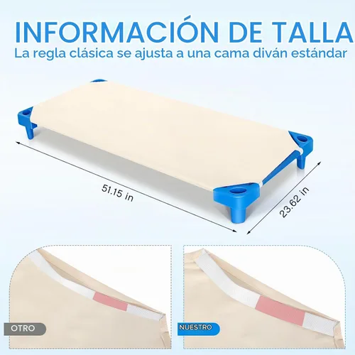 Vista 3 de Macarrie - Juego de 20 sábanas para cuna, 23 x 51 pulgadas, multicolor Varios
