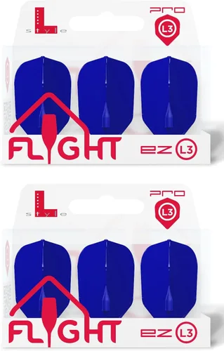 Vista 3 de Vuelos de dardos LSTYLE – Forma L3 Modelos PRO, KAMI & EZ Compatibles con dardos de punta suave y punta de acero