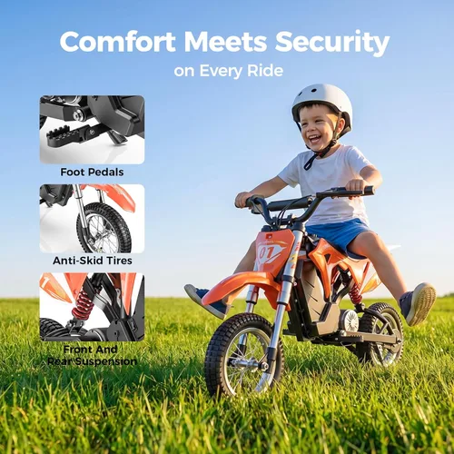 Vista 2 de MileRocket1 36V 300W - Bicicleta eléctrica para niños (doble juego de bicicletas)