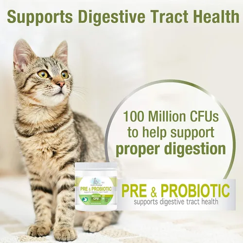 Vista 3 de Four Paws Healthy Promise Pre y probióticos para gatos masticables suaves 90