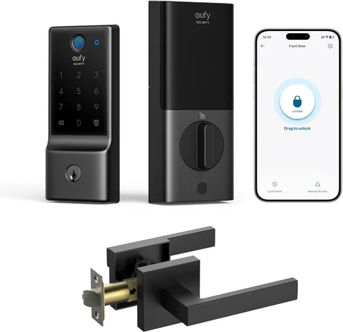Vista 12 de eufy Security Smart Lock C220, cerradura de puerta de entrada sin llave