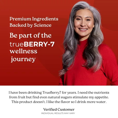 Vista 6 de NatureCity True-Berry-7 Mezcla de bebida de superfrutas, apoyo inmunológico