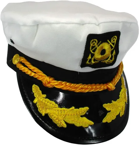 Vista 4 de Jacobson Hat Company sombrero de capitán de yate para hombres adultos