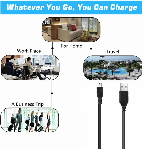 Vista 5 de Cable de sincronización de datos mini USB para escáner Foxwell NT680 Pro Automaster Pro